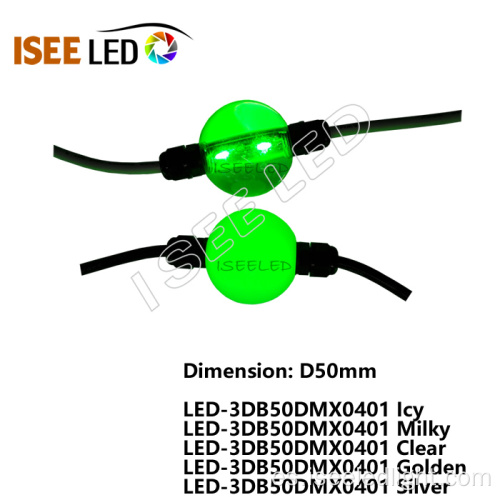 DMX512 D50mm Led RGB Bola de luz